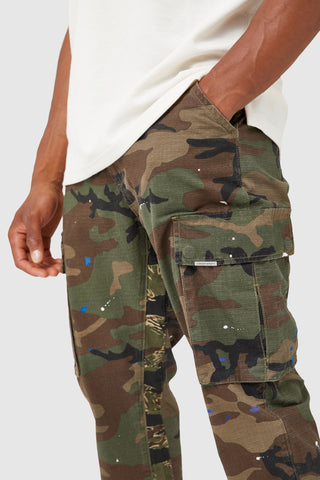 GENERAL CARGO FLARE PANT - CAMO