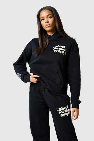 Womens Shoot For The Stars Tracksuit - Black