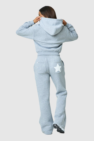 Capuche Luna pour femme - Gris chiné