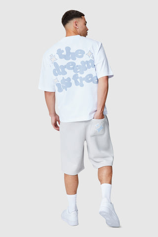 Dream Is Free 2.0 Tee - White/Blue