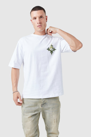 T-shirt Icon - Camouflage blanc/vert
