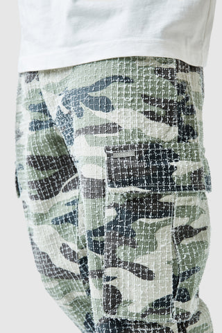 Pantalon cargo camouflage général - Vert/marron