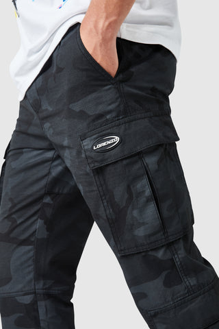 Pantalon Cargo Volante 2.0 - Camouflage Noir