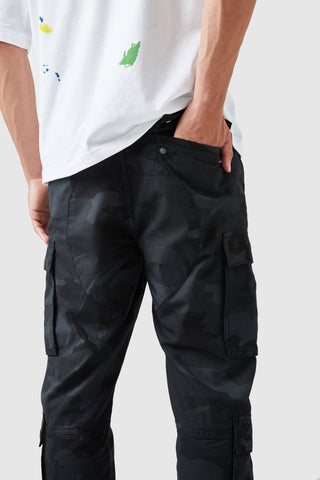 Pantalon Cargo Volante 2.0 - Camouflage Noir