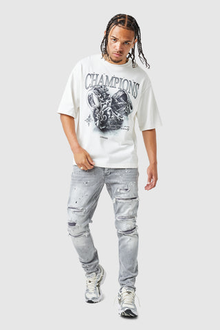 T-shirt Icon Rings - Blanc