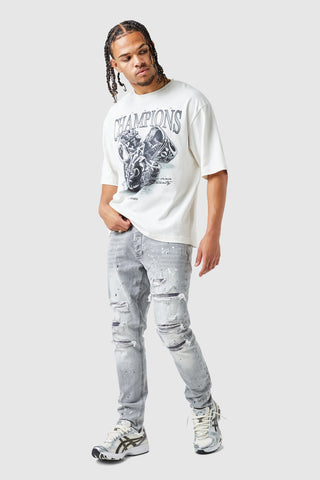 T-shirt Icon Rings - Blanc