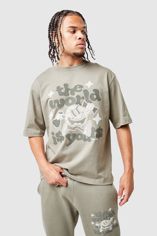 World Is Yours Tee - Green