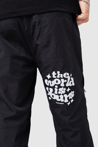 World Is Yours Cargo Pant - Black