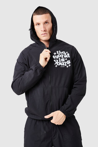 Veste légère « World Is Yours » - Noir