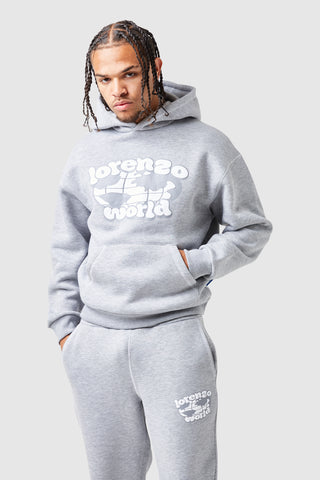 Globe Tracksuit - Grey Marl