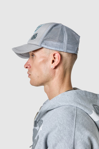 Casquette Trucker Target - Gris lune