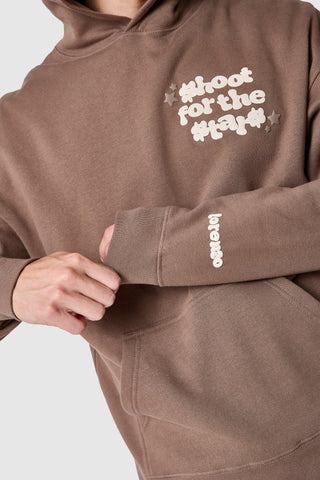 Capuche « Shoot For The Stars » - Brun terreux