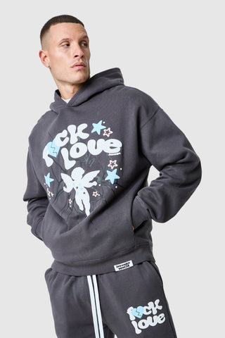 Survêtement Fxck Love - Gris Volcan