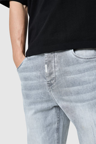 Jean Stacked - Gris clair