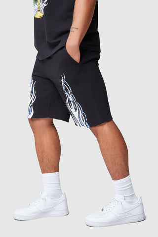 FLAMES SHORT - BLACK