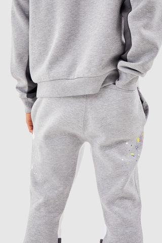 PAINT SMEAR TRACKSUIT - GREY