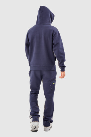 PAINT SMEAR TRACKSUIT - NAVY