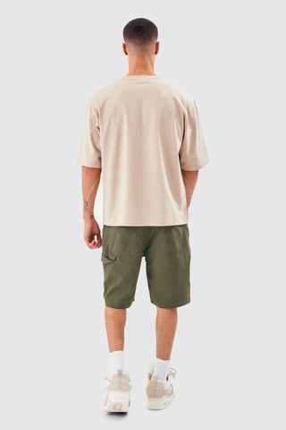 CANVAS SHORT - KHAKI