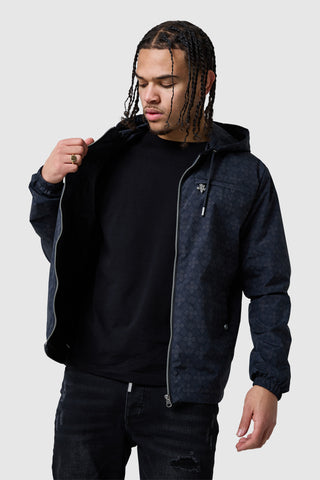 Icon AOP Jacket- Black