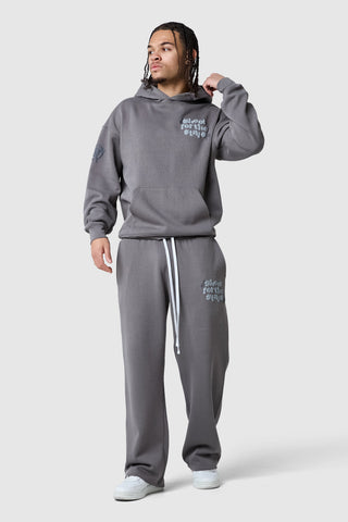 Shoot For The Stars Hood - Steel