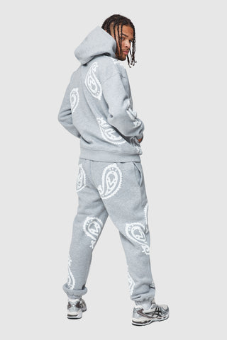 PAISLEY TRACKSUIT - GREY