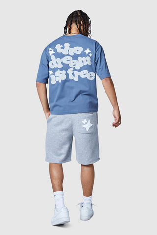 Dream Is Free 2.0 Tee - Petrol Blue