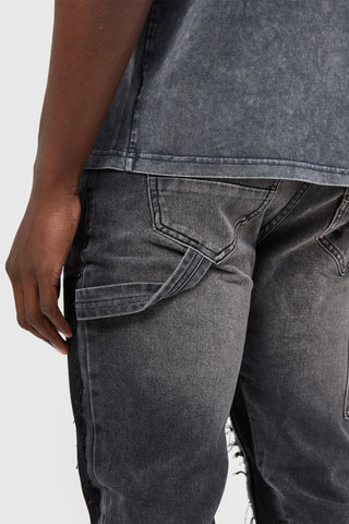 CARP FLARE JEAN - CHARCOAL