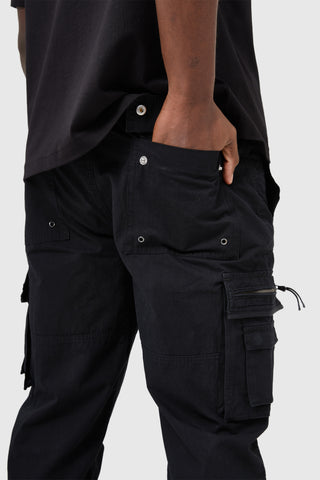 CONQUER CARGO PANT - BLACK