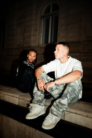 Pantalon cargo camouflage général - Vert/marron