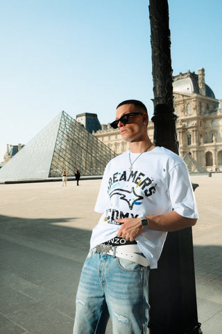 T-shirt Dreamers Paint - Blanc