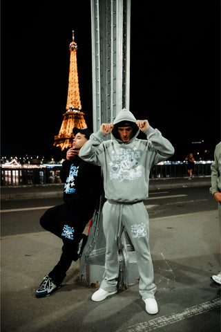 Survêtement World Is Yours - Gris acier